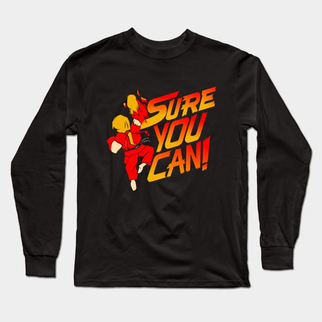 SURE YOU CAN! KEN. Long Sleeve T-Shirt by gastaocared